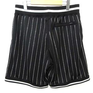 Supreme 22SS Rhinestone Stripe Basketball Short M 黒