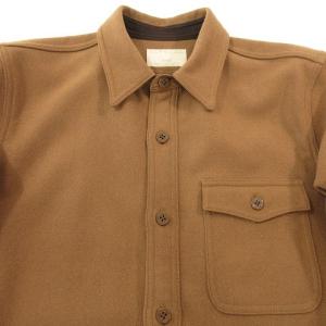 PHIGVEL MAKERS & Co. 美品 CPO SHIRTS シャツジャケット PMY-SJ03 トップス マリンボタン 無地 カジュアル ウール100％