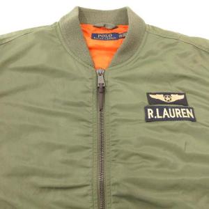 POLO RALPH LAUREN MA-1 フライトジャケット XXL カーキ