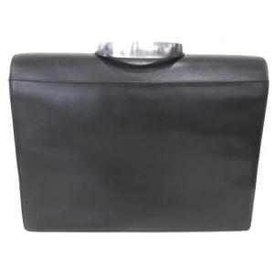 ZERO HALLIBURTON ブリーフケース ハンドバッグ ビジネス フォーマル レザー ペンホルダー カード入れ マグネット式 クッション 黒 ブラック