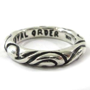 ROYALORDER RIBBON BAND リング SV925 ギャラ付 指輪 シルバー 11号