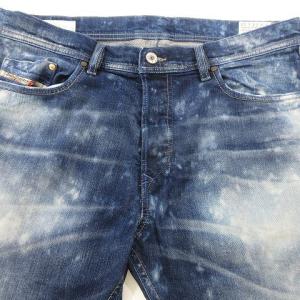 DIESEL 美品 TEPPHAR デニム ジーンズ パンツ ズボン ボトムスW33L32 インディゴ ブルー