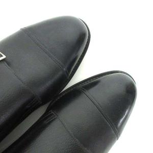 JOHN LOBB ウィリアム ダブルモンクシューズ 9795 シボレザー 25.5cm 黒