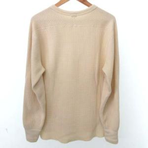 PHIGVEL MAKERS & Co. 美品 21SS HEAVY WAFFLE LS TOP Tシャツ 長袖 ヘビー ワッフル コットン 1 S ホワイト