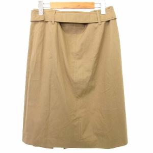PRADA フレアスカート 42 ベージュ