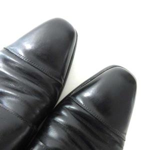 Crockett & Jones ダブルモンクシューズ レザー 25cm 黒