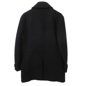 BURBERRY BLACK LABEL Ｐコート カシミヤ混 M 黒