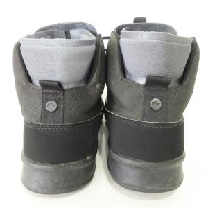 LACOSTE カジュアルシューズ 防水 ブーツ ゴアテックス ワンポイント ワニロゴ レースアップ ブラック