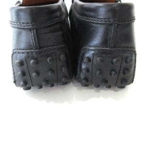 TOD'S ドライビングシューズ ローファー スリッポン レザー 6.5 ブラック