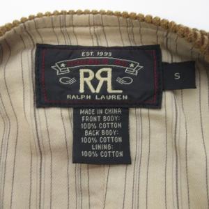 RRL コーデュロイベスト S 茶