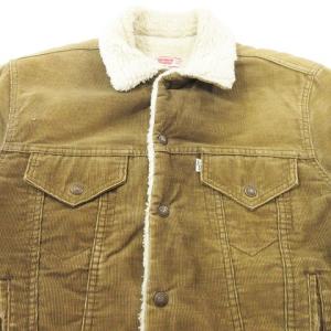 Levi's 70s ヴィンテージ ランチコート コーデュロイジャケット 裏地ボア 40 茶