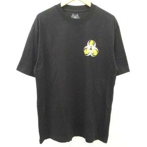 PALACE 21SS BIO HAZARD バイオハザード Tシャツ 半袖 丸首 ストリート ワンポイント 両面プリント 文字 ロゴ コットン100％