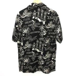 WACKO MARIA × MINEDENIM 18SS アロハシャツ 3 ブラック