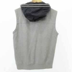 MONCLER スウェットベスト フード  L グレー