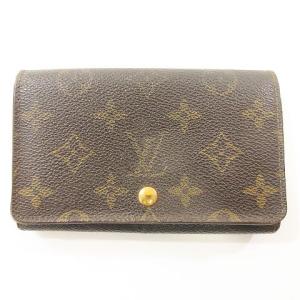 二つ折り財布 モノグラム ポルトモネ・ビエ トレゾール M61730 かぶせ蓋 小銭入れ ブラウン