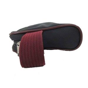 LACOSTE 美品 クラッチバッグ セカンドバッグ ポーチ ロゴ ブラック えんじ PVC RMD