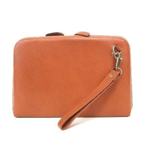 セカンドバッグ CAMIE カミー クラッチバッグ レザー 本革 017-03637 ブラウン