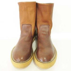 KAPITAL リンクルポパイ ワークブーツ アンカー 茶