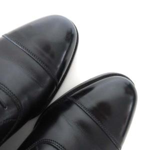 Crockett & Jones 21年 BEAMS別注 KENT ビジネスシューズ ストレートチップ レザー 24.5cm 黒