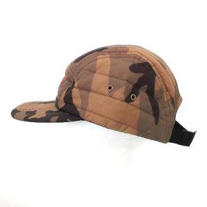 Supreme Camo Camp Cap 中綿 F 茶