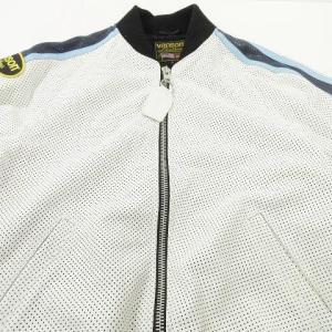 Supreme ×VANSON 20SS Perforated Bomber Jacket M 白