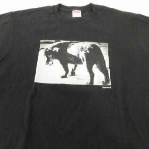 Supreme 22SS Daido Moriyama Dog Tシャツ 半袖 ワンポイント プリント ブラック