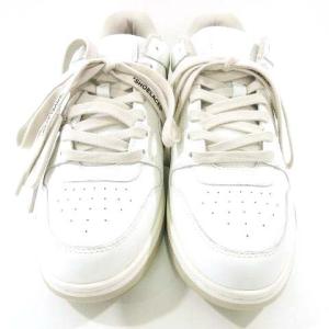 Off-White out of office スニーカー カーフスキン 型押しロゴ EU42 白