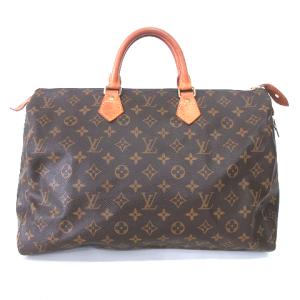 M41522 スピーディ 40 ボストンバッグ モノグラム キャンバス 茶