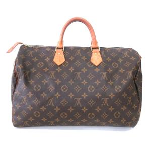 LOUIS VUITTON M41522 スピーディ 40 ボストンバッグ モノグラム キャンバス 茶