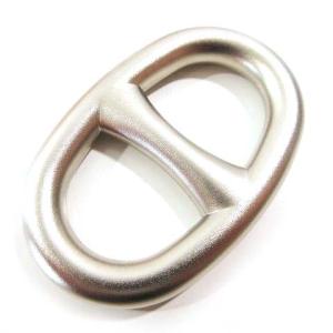 HERMES シェーヌダンクル スカーフリング マットシルバー