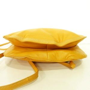 LOEWE ショルダーバッグ ポシェット ナッパレザー アナグラム イエロー