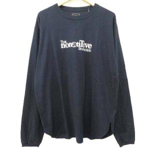 nonnative 22SS 40th DWELLER L/S TEE Tシャツ 長袖 プリント カットソー ネイビー