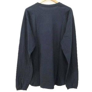 nonnative 22SS 40th DWELLER L/S TEE Tシャツ 長袖 プリント カットソー ネイビー
