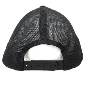 YOSHINORI KOTAKE DESIGN キャップ 帽子 メッシュ スナップバック フロッキー刺繍 迷彩柄 カモ ナイロン F ブラック