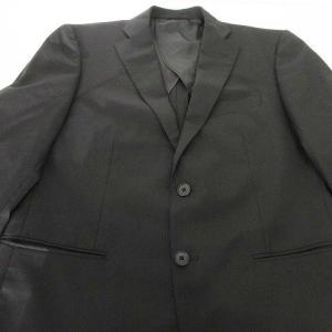 Loro Piana × 三峰 MITSUMINE 美品 スーツ 上下セット シャドーストライプ シングル 2B 背抜き ウール ビジネス フォーマル