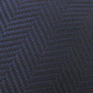 LUIGI BORRELLI ネクタイ ヘリンボーン柄 シルク ビジネス フォーマル パーティー イタリア製 ネイビー IBO27