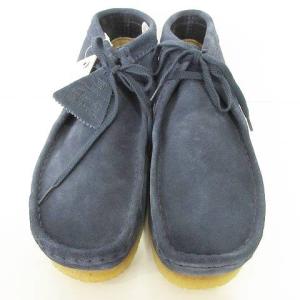 Clarks uniform experiment 京都店オープン記念 ワラビー 8 青