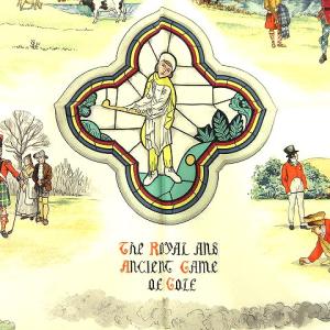 HERMES 美品 カレ 90 the royal ans ancient game of golf 大判 スカーフ シルク ゴルフ 黄