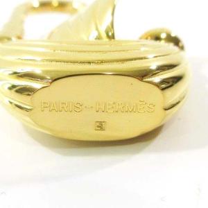 HERMES 2006年限定 パリの空気 パリの風 カデナ ペンダント チャーム ゴールドカラー