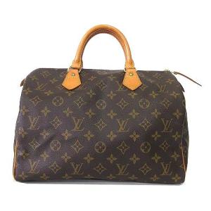 LOUIS VUITTON M41526 スピーディ30 ボストンバッグ モノグラム USA製 茶