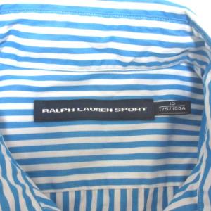 RALPH LAUREN SPORT シャツ 5分袖 五分袖 ストライプ 大きいサイズ 10/175