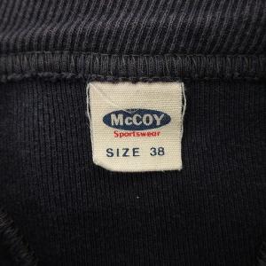 THE REAL McCOY'S トレーナー 両V プリント スウェット USED加工 コットン 38 M ネイビー