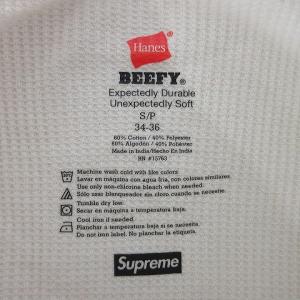 Supreme ヘインズ サーマルTシャツ S 白