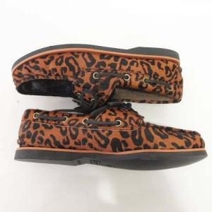 Timberland ×WACKO MARIA 22ss CLASSIC BOAT 2EYE シューズ ハラコ レオパード