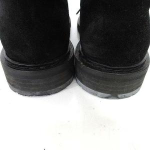 ANN DEMEULEMEESTER ショートブーツ スエード 24.5cm 黒