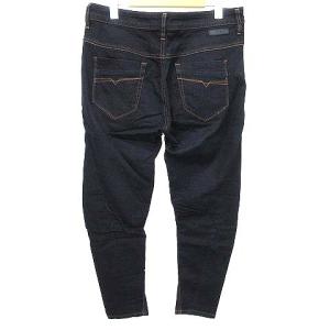 DIESEL 美品 ボーイフレンド デニム パンツ FAYZA ストレッチ ジップ 国内正規 コットン 27 M インディゴ 青 ブルー