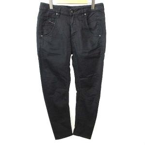 ボーイフレンド デニムパンツ FAYZA ストレッチ ジップ 国内正規 コットン 27 ブラック