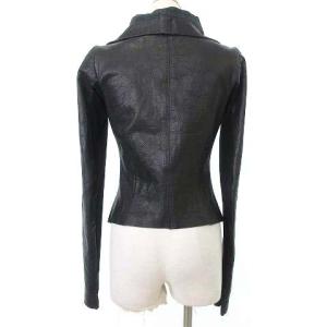 Rick Owens ライダースジャケット ラムレザー 40 黒