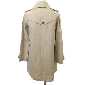 Theory トレンチコート ハーフ 無地 コットン 2 ベージュ