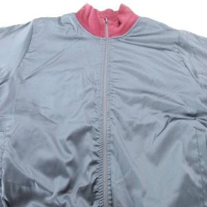 EMPORIO ARMANI EA7 リバーシブル ブルゾン ジャケット ワンポイント L グレー 国内正規